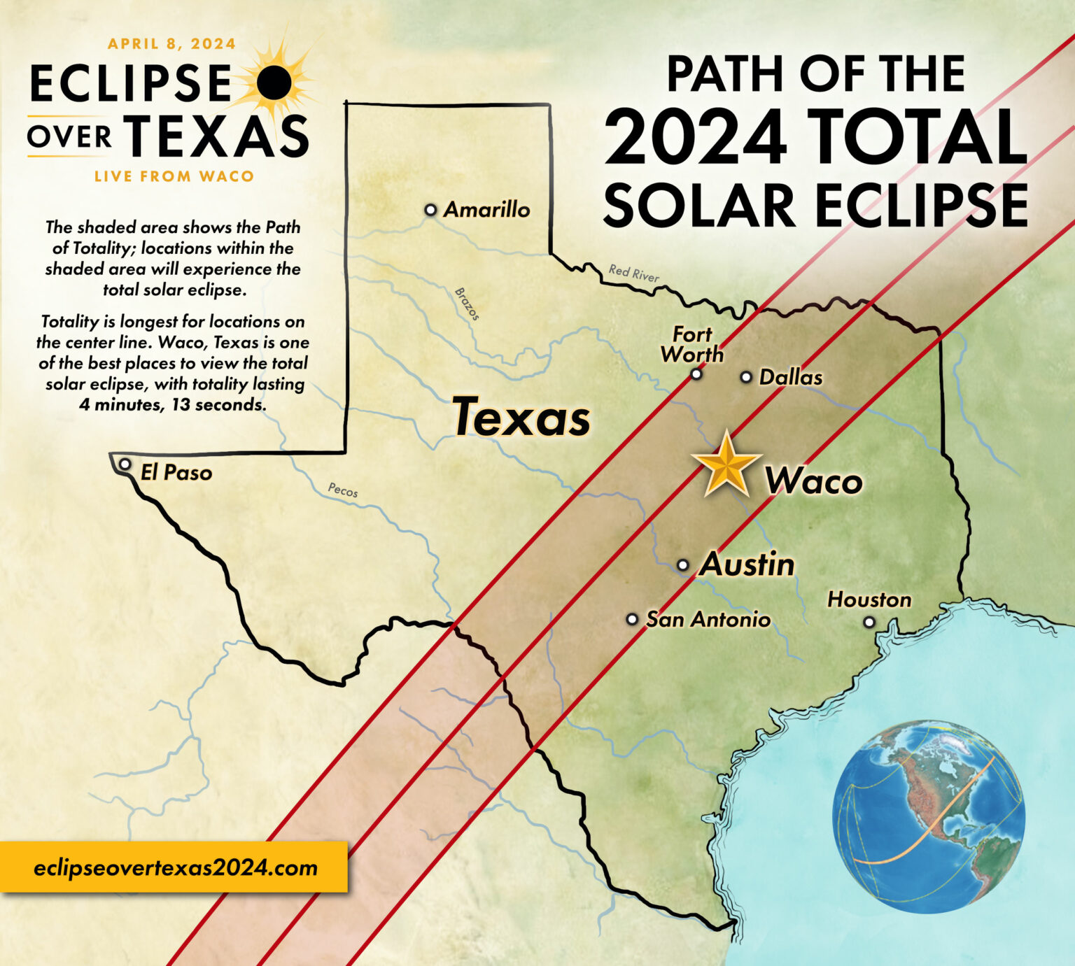 Eclipse Over Texas 2024 Live from Waco Texas' Family Friendly